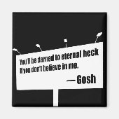 Verdwenen aan Eternal Heck grappige magneet (Voorkant)