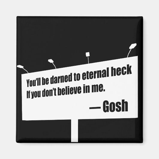 Verdwenen aan Eternal Heck grappige magneet (Voorkant)