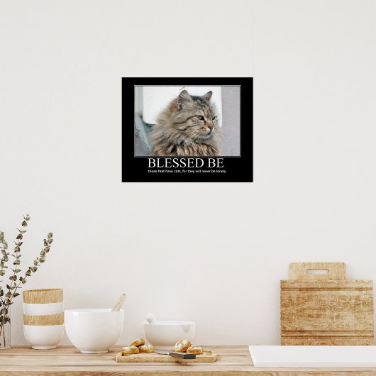 Verdwenen ben.. Cat Lover Artwork Poster (Keuken)
