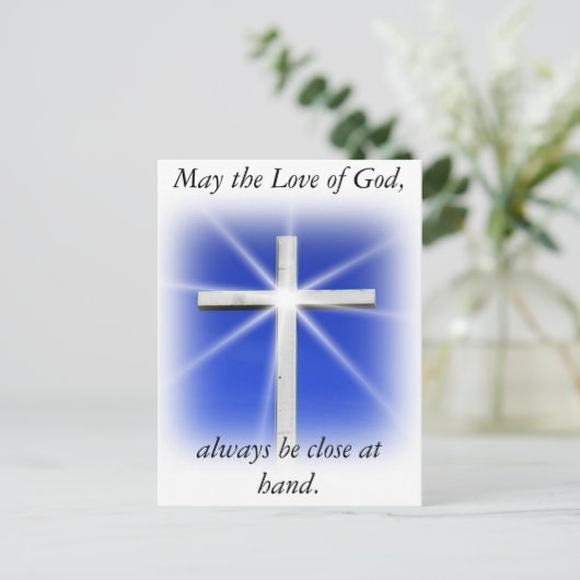 Verdwenen door God Briefkaart (Staand voorkant)