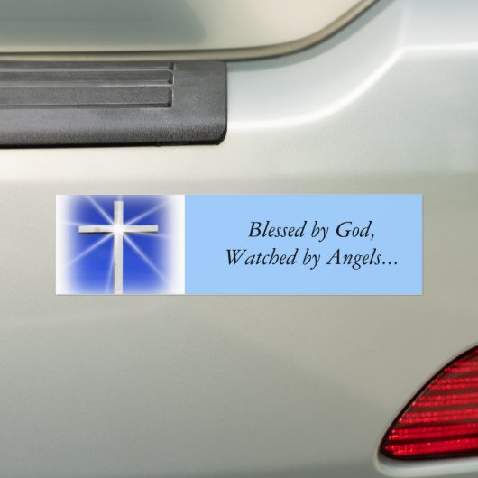 Verdwenen door God Bumpersticker (Op auto)