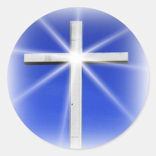 Verdwenen door God Ronde Sticker (Voorkant)