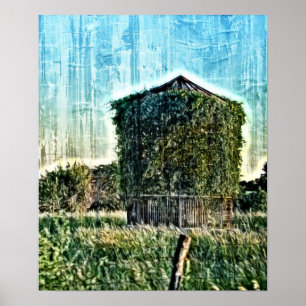 Verdwenen en overgroeid poster