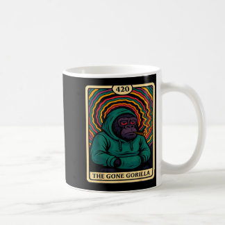 Verdwenen Gorilla Trippy Wiet Roken Tarotkaart Gra Koffiemok