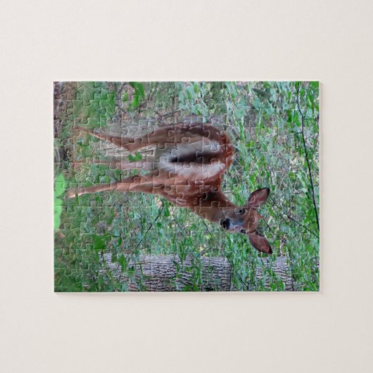 Verdwenen in Bossen Design Jigzaag Puzzle Legpuzzel (Horizontaal)