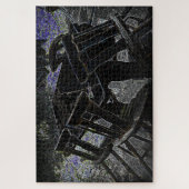 Verdwenen in het donker legpuzzel (Verticaal)