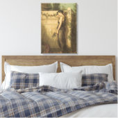 Verdwenen maar niet vergeten (John William Waterho Canvas Afdruk (Insitu (Slaapkamer))