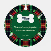 Verdwenen maar nooit vergeten herdenkingsmonument metalen ornament (Achterkant)