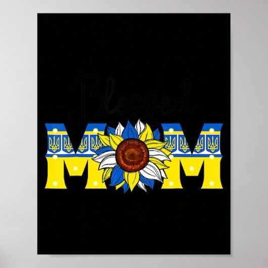 Verdwenen mam Oekraïne staat voor Oekraïense moede Poster (Voorkant)