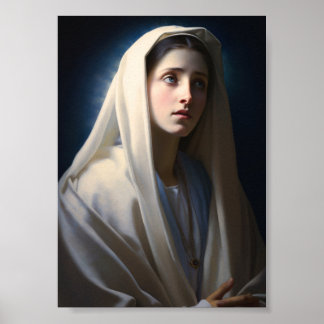 Verdwenen Mary Moeder van God Schilderen Poster