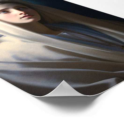 Verdwenen Mary Moeder van God Schilderen Poster (Hoek)