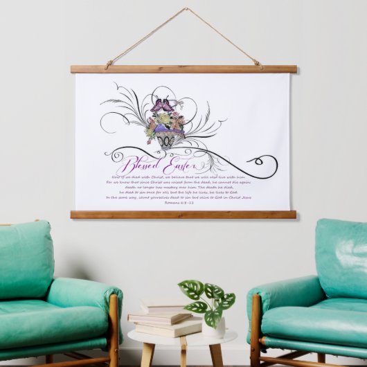 Verdwenen Pasen Hangend Wandkleed (Woonkamer)