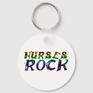 VERDWENEN ROCK MET KLEUR SLEUTELHANGER