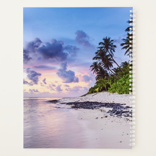 Verdwenen Tropical Island Paradise Beach Reizen Planner (Achterkant)