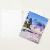 Verdwenen Tropical Island Paradise Beach Reizen Planner (Display)
