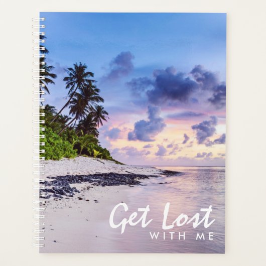 Verdwenen Tropical Island Paradise Beach Reizen Planner (Voorkant)