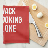 Verdwenen tussen wensen en kijken als snack, grapp theedoek (Quarter Fold)