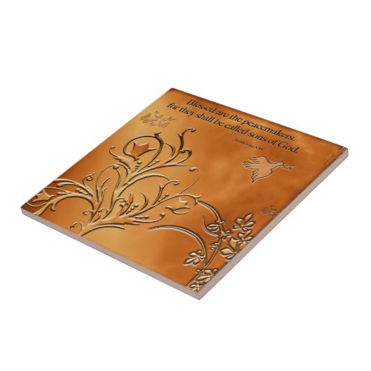 Verdwenen zijn de vredeshandhavers tegeltje (Zijkant)