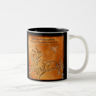 Verdwenen zijn de vredeshandhavers tweekleurige koffiemok