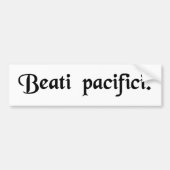 Verdwenen zijn de vredestroepen bumpersticker (Voorkant)