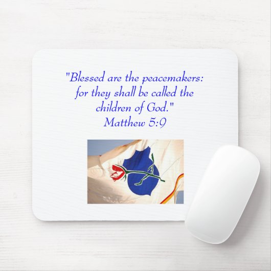 Verdwenen zijn de vredestroepen... wetshandhaving muismat (Met muis)