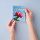 Verdwenen zijn degenen die honger en dorst hebben flyer (Hand)