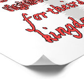 Verdwenen zijn degenen die vervolgd worden poster (Hoek)