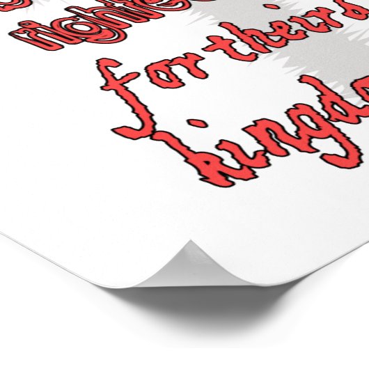 Verdwenen zijn degenen die vervolgd worden poster (Hoek)