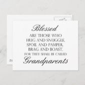 Verdwenen zijn... Grootouders Briefkaart (Voorkant / Achterkant)