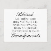 Verdwenen zijn... Grootouders Briefkaart (Voorkant)