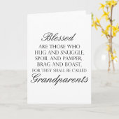 Verdwenen zijn... Grootouders Kaart (Gele Bloem)