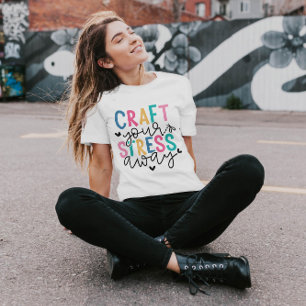 Verdwijn je stress weg   Vrouwen T-Shirt