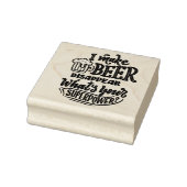 verdwijnende bierofferte rubberstempel (Stempel)