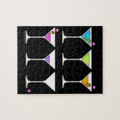 VERDWIJNENDE MARTINI-PUZZEL of PUZZELCADEAUSET Legpuzzel (Horizontaal)