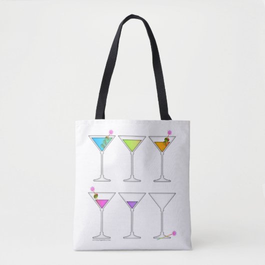 VERDWIJNENDE MARTINI TOTE BAG (Voorkant)