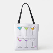 VERDWIJNENDE MARTINI TOTE BAG (Achterkant)