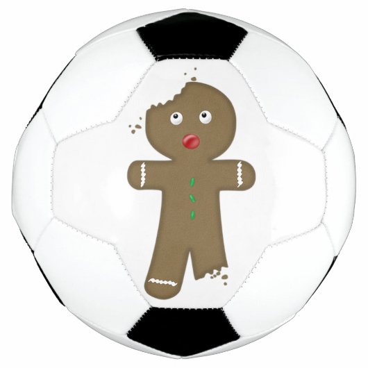 Verdwijnende peperkoek man voetbal (Voorkant)