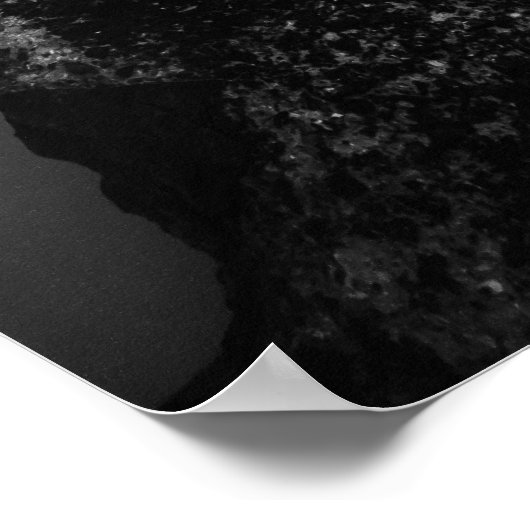 Verdwijnende pier in zee poster (Hoek)