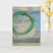 Verdwijnende Vorm Kaart (Gele Bloem)