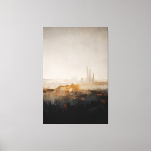 verdwijnhorizon canvas afdruk (Voorkant)