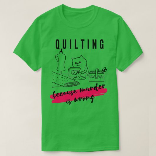 Verdwijning omdat moord verkeerd is t-shirt (Design voorkant)