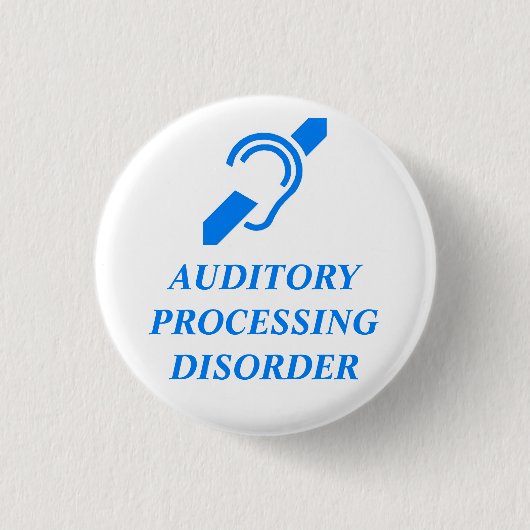 VERDWIJNTE VAN AUDITORIE VERWERKING RONDE BUTTON 3,2 CM (Voorkant)