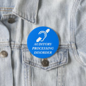 VERDWIJNTE VAN AUDITORIE VERWERKING RONDE BUTTON 7,6 CM (In situ)