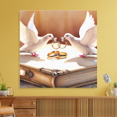 Vereend in Liefde Canvas Afdruk (Insitu (Woonkamer))