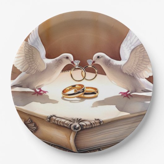 Vereend in Liefde Papieren Bordje (Voorkant)