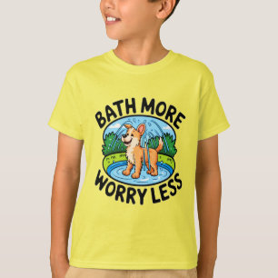 Vereenvoudig het baden van huisdieren met bad Meer T-shirt