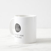 Vereenvoudig je school logo afstuderen koffiemok (Voorkant links)