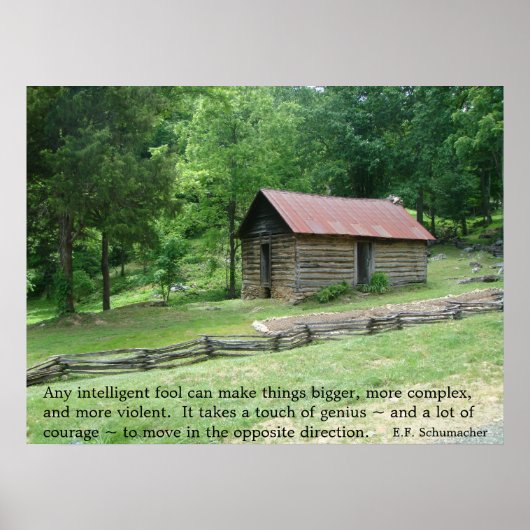 Vereenvoudig uw leven poster (Voorkant)