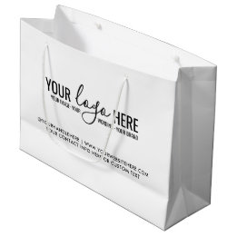 Vereenvoudig uw logo evenementen zakelijk bedrijfs groot cadeauzakje