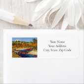 Vereenvoudig uw retouradres met Oranje groen blauw Etiket (Insitu)